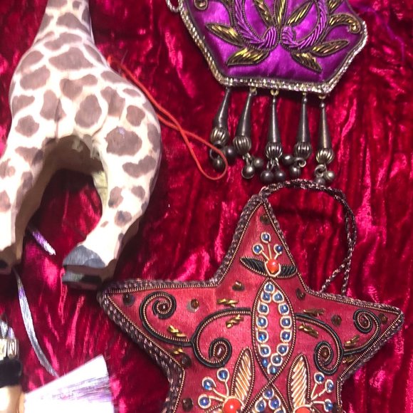 Magical whimsical Vintage Christmas Ornaments Lot - Picture 4 of 10